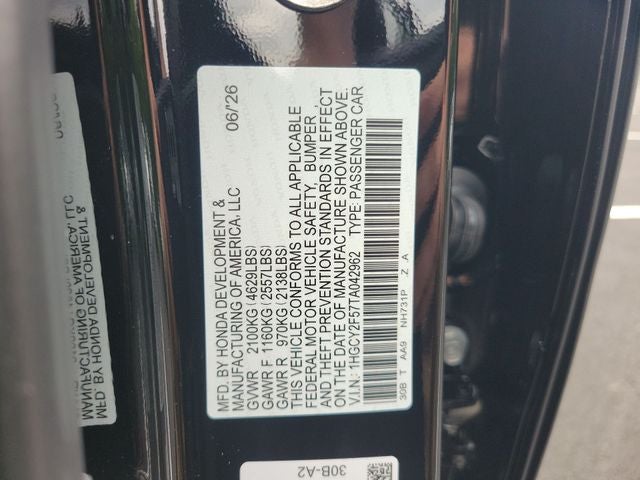 2026 Honda Accord Hybrid Sport
