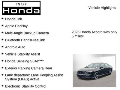 2026 Honda Accord Hybrid Sport