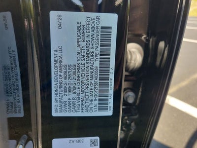 2026 Honda Accord Hybrid Sport