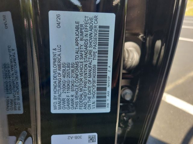 2026 Honda Accord Hybrid Sport