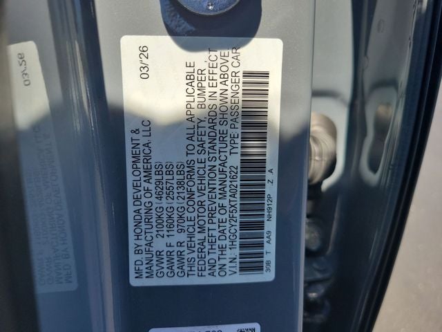 2026 Honda Accord Hybrid Sport