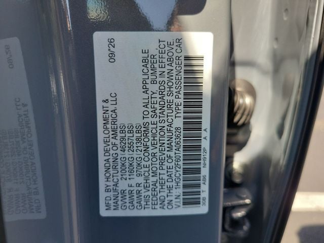 2026 Honda Accord Hybrid EX-L