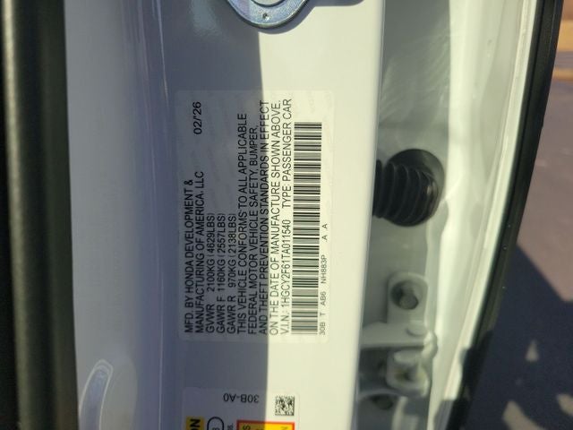 2026 Honda Accord Hybrid EX-L