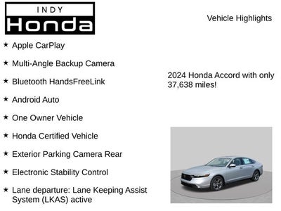 2024 Honda Accord Hybrid EX-L