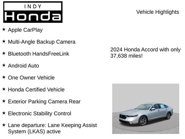 2024 Honda Accord Hybrid EX-L
