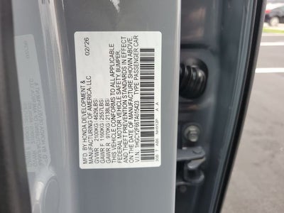 2026 Honda Accord Hybrid EX-L