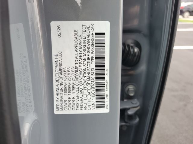 2026 Honda Accord Hybrid EX-L