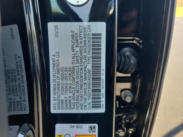 2026 Honda Accord Hybrid EX-L