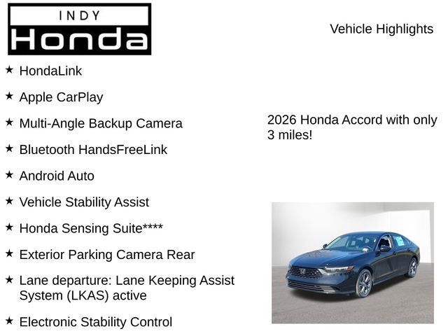 2026 Honda Accord Hybrid EX-L