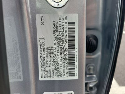 2026 Honda Accord Hybrid EX-L