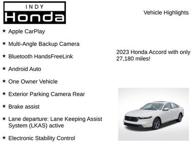2023 Honda Accord Hybrid EX-L