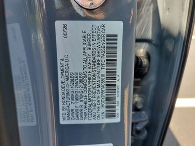 2026 Honda Accord Hybrid EX-L