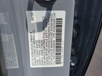 2026 Honda Accord Hybrid EX-L