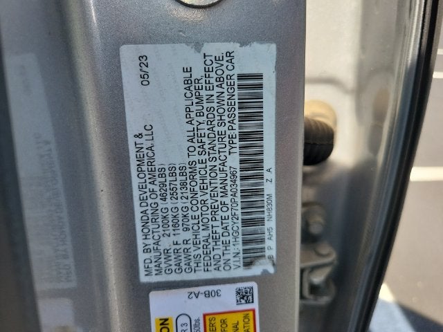 2023 Honda Accord Hybrid Sport-L