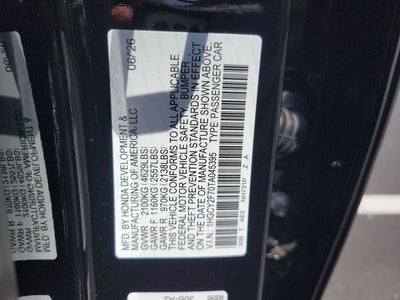 2026 Honda Accord Hybrid Sport-L