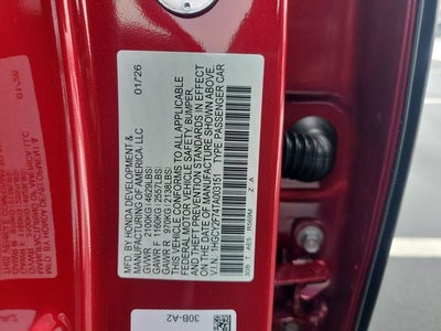 2026 Honda Accord Hybrid Sport-L