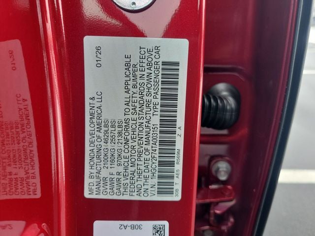 2026 Honda Accord Hybrid Sport-L