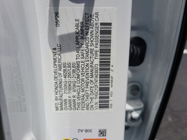 2026 Honda Accord Hybrid Sport-L