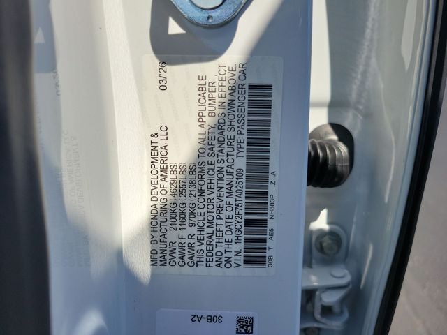 2026 Honda Accord Hybrid Sport-L