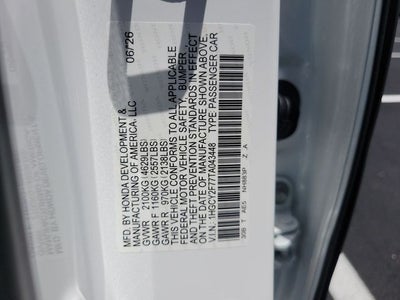 2026 Honda Accord Hybrid Sport-L
