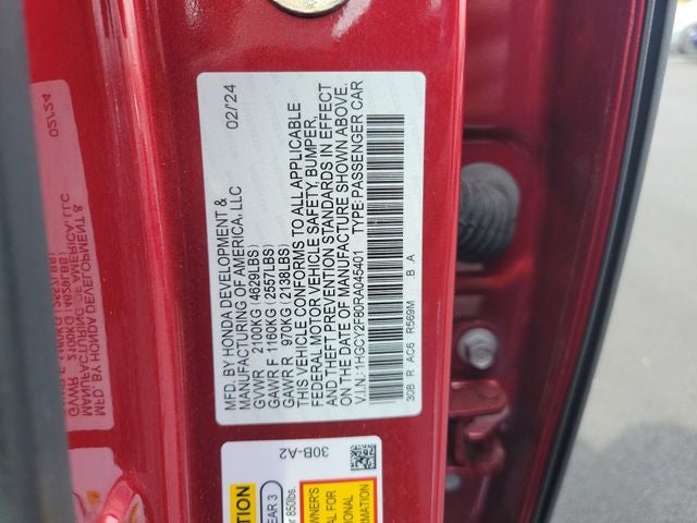 2024 Honda Accord Hybrid Touring