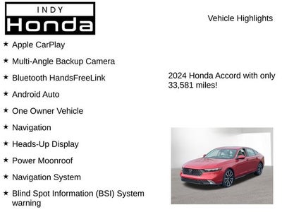 2024 Honda Accord Hybrid Touring
