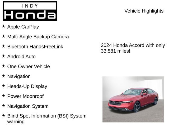 2024 Honda Accord Hybrid Touring