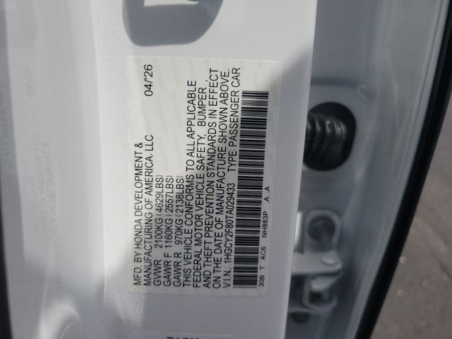 2026 Honda Accord Hybrid Touring