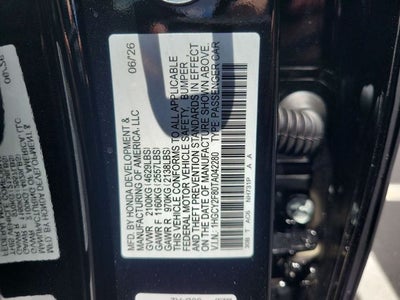 2026 Honda Accord Hybrid Touring