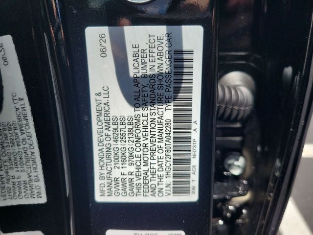 2026 Honda Accord Hybrid Touring