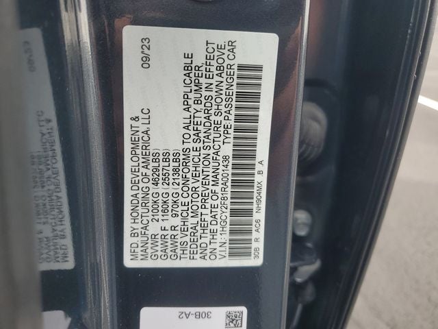 2024 Honda Accord Hybrid Touring