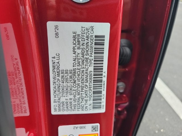 2026 Honda Accord Hybrid Touring