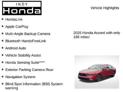 2026 Honda Accord Hybrid Touring