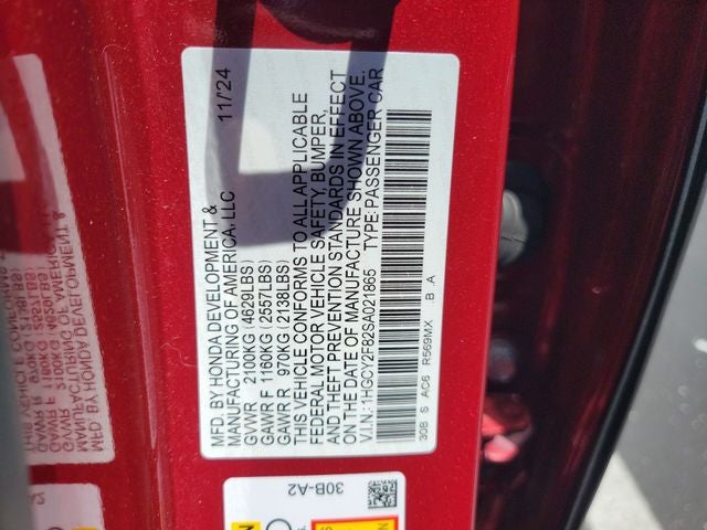 2025 Honda Accord Hybrid Touring