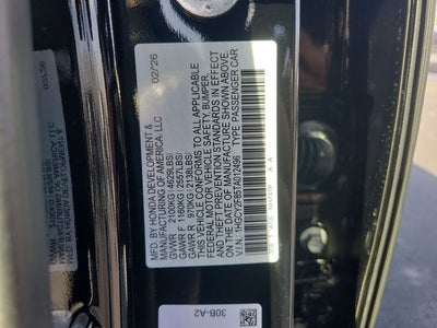 2026 Honda Accord Hybrid Touring