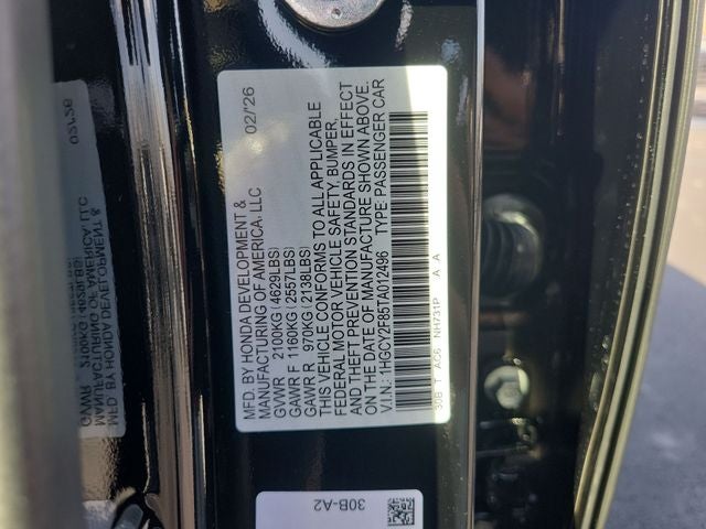 2026 Honda Accord Hybrid Touring