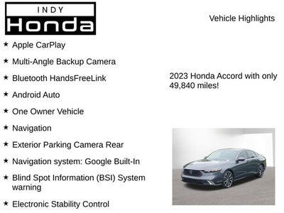 2023 Honda Accord Hybrid Touring