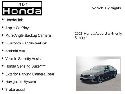 2026 Honda Accord Hybrid Touring
