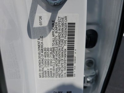 2026 Honda Accord Hybrid Touring