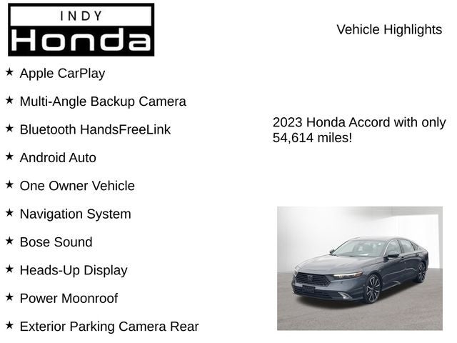 2023 Honda Accord Hybrid Touring