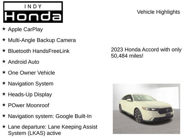 2023 Honda Accord Hybrid Touring