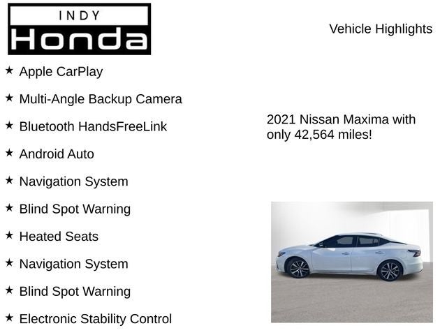 2021 Nissan Maxima SV