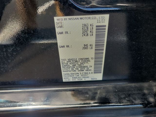 2023 Nissan Altima 2.5 SV