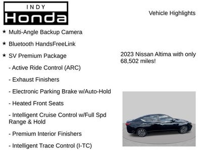 2023 Nissan Altima 2.5 SV