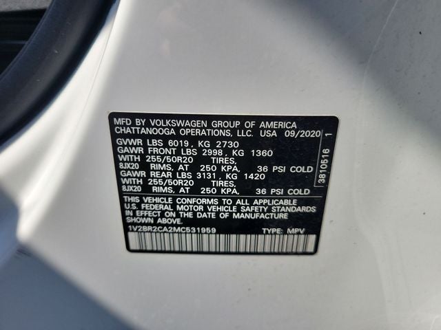 2021 Volkswagen Atlas SEL