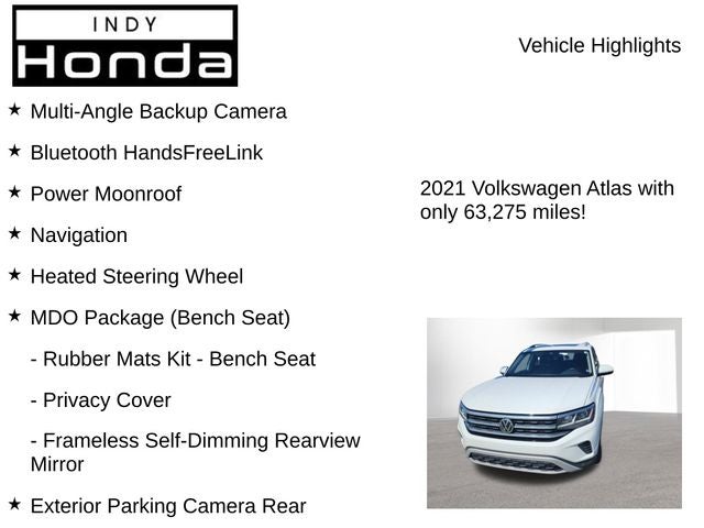 2021 Volkswagen Atlas SEL