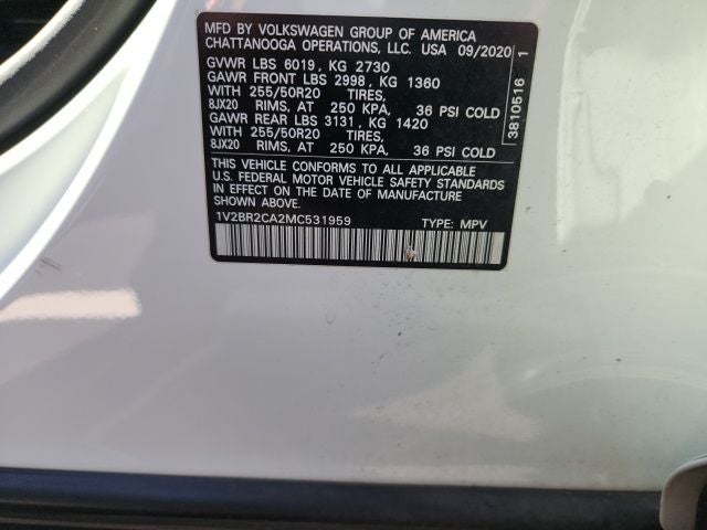 2021 Volkswagen Atlas SEL