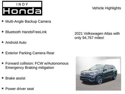 2021 Volkswagen Atlas 3.6L V6 SE w/Technology R-Line