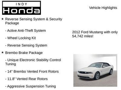 2012 Ford Mustang GT Premium