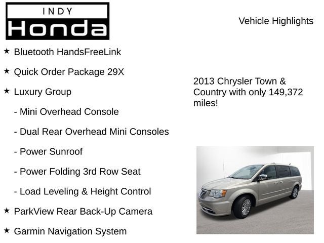 2013 Chrysler Town & Country Limited